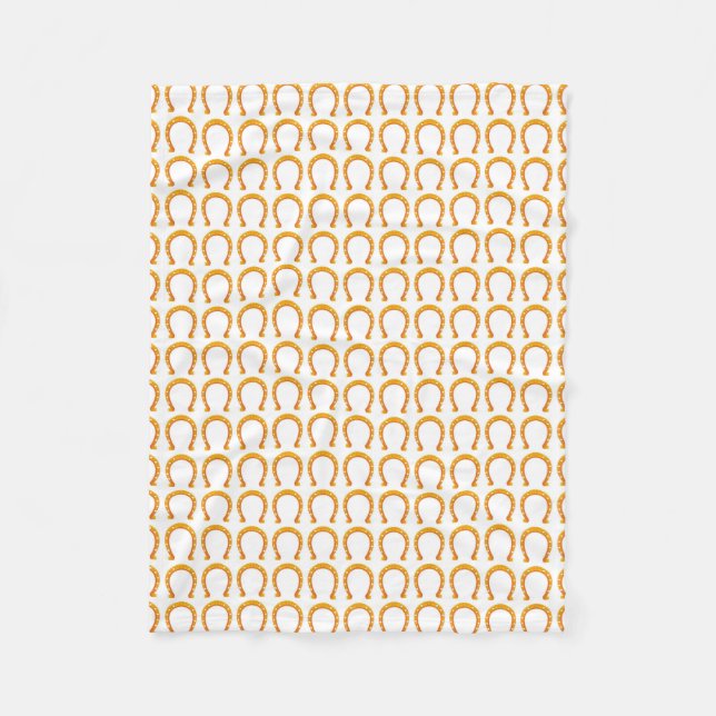 Golden Horseshoe Fleece Blanket (Vorderseite)