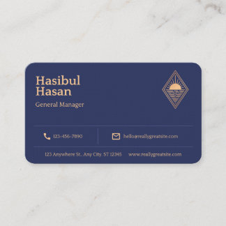 Golden Hotel Professional Manager Carte de visite