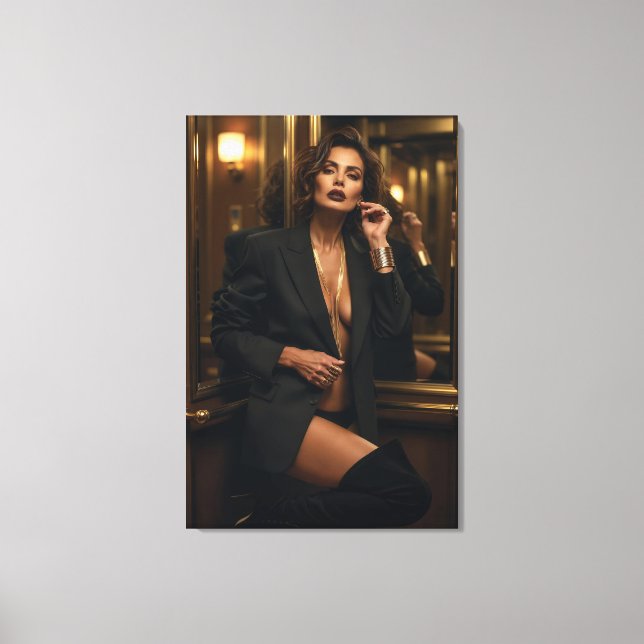 Golden Hour Authority Leinwanddruck (Vorderseite)