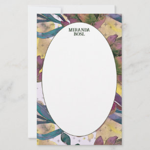 Golden Hour Bloom Note Card