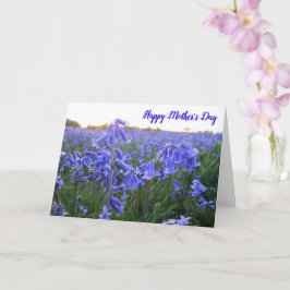 Golden Hour Bluebells - Custom Mother's Day Card Karte