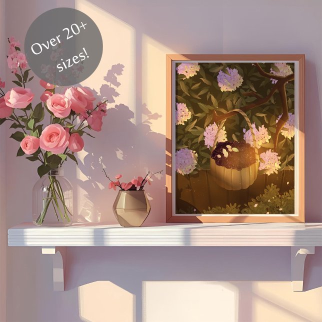 Golden Hour Brombeerkorb Poster (Von Creator hochgeladen)
