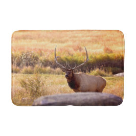 Golden Hour Bull Elch Badematte