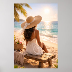 Golden Hour Glückseligkeit Poster