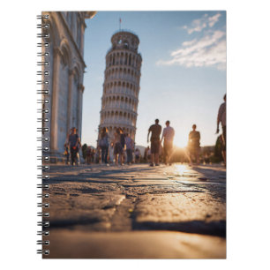 Golden Hour Pisa Tower Carnet de voyage