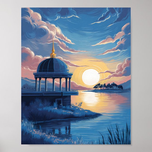 Golden Hour Sanctuary Poster (Vorne)