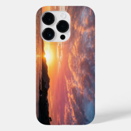 Golden Hour Sunset Sky Landscape iPhone Case