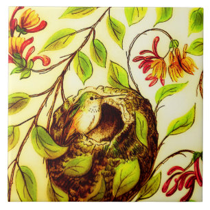Golden Hummingbird Tile Fliese