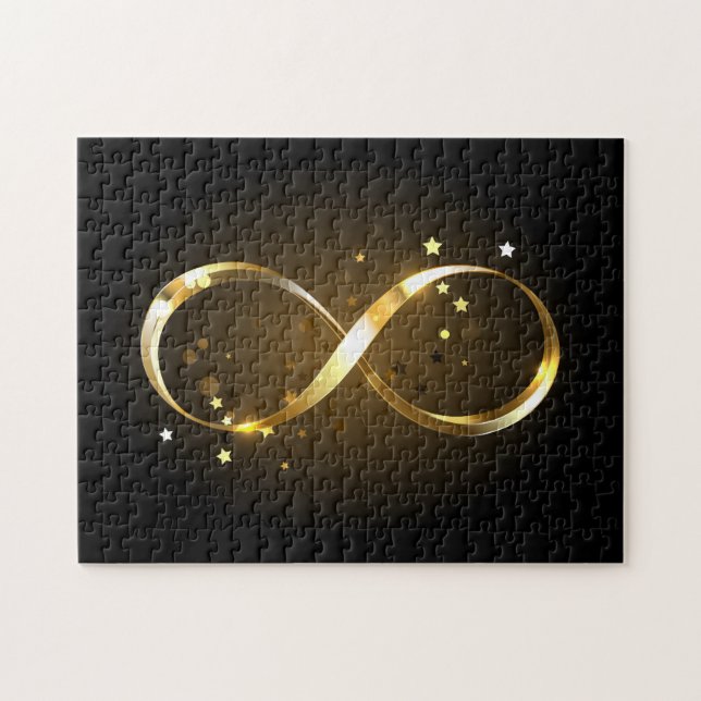 Golden Infinity Symbol (Horizontal)
