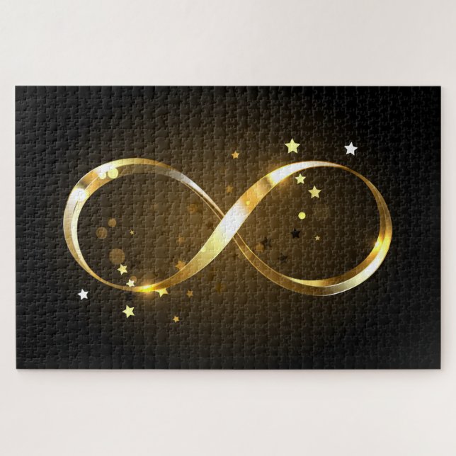Golden Infinity Symbol (Horizontal)