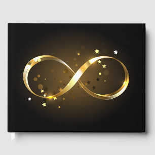 Golden Infinity Symbol Gästebuch