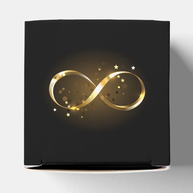 Golden Infinity Symbol Geschenkschachtel (Oben)