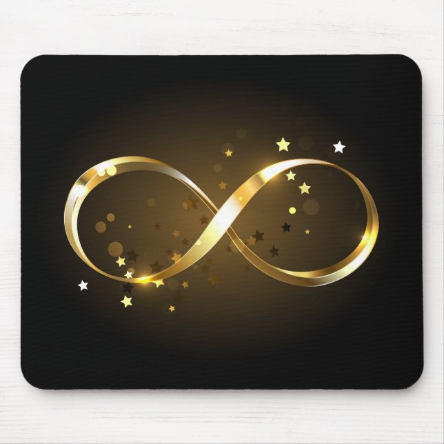 Golden Infinity Symbol Mousepad (Vorne)