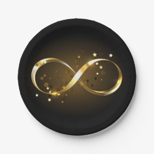 Golden Infinity Symbol Pappteller