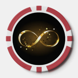 Golden Infinity Symbol Pokerchips