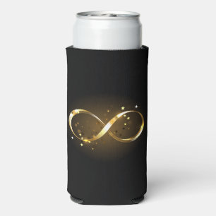 Golden Infinity Symbol Selters Dosenkühler