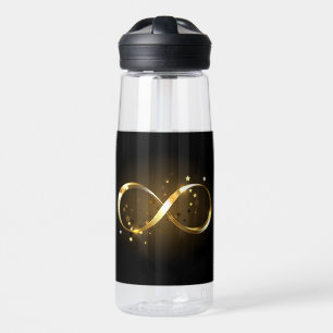 Golden Infinity Symbol Trinkflasche