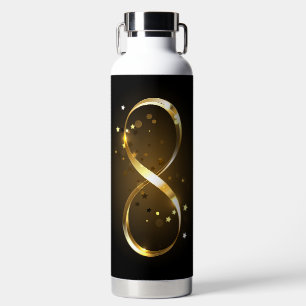 Golden Infinity Symbol Trinkflasche