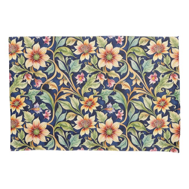 Golden Islamic Style Blume Kissenbezug (Vorderseite)