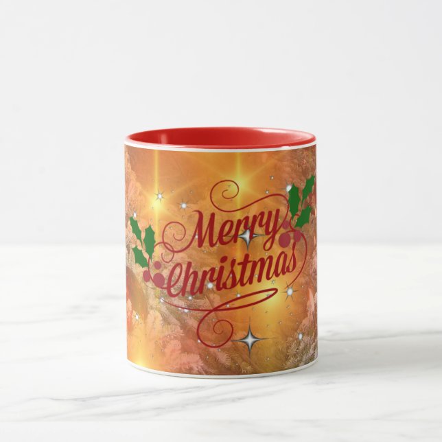 Golden Joyeux Christmas Mug (Centre)