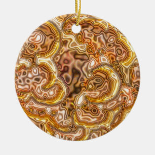 GOLDEN KERAMIK ORNAMENT