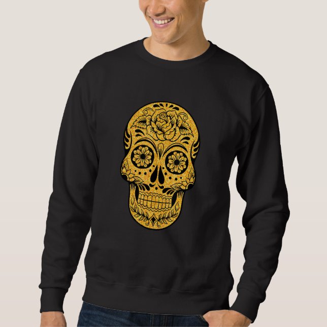 Golden King Skull Sweatshirt (Vorderseite)
