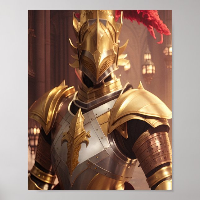 Golden Knight Poster (Vorne)