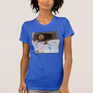 Golden-Köpfige Löwetamarin-Malerei T-Shirt