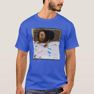 Golden-Köpfige Löwetamarin-Malerei T-Shirt