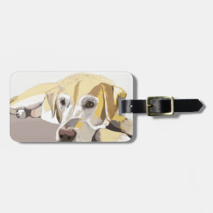 Golden Labrador Gepäckanhänger