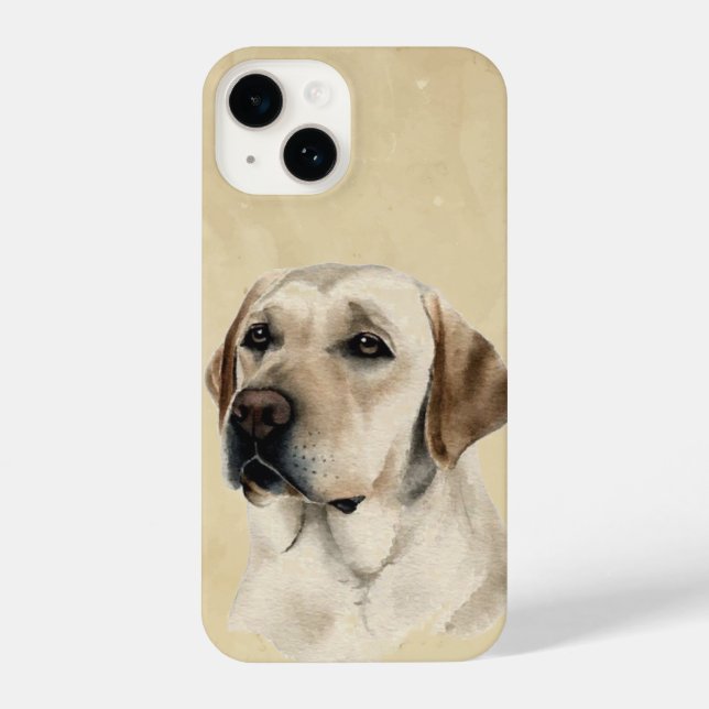 Golden Labrador Hund Tier iPhone 14 Hülle (Rückseite)