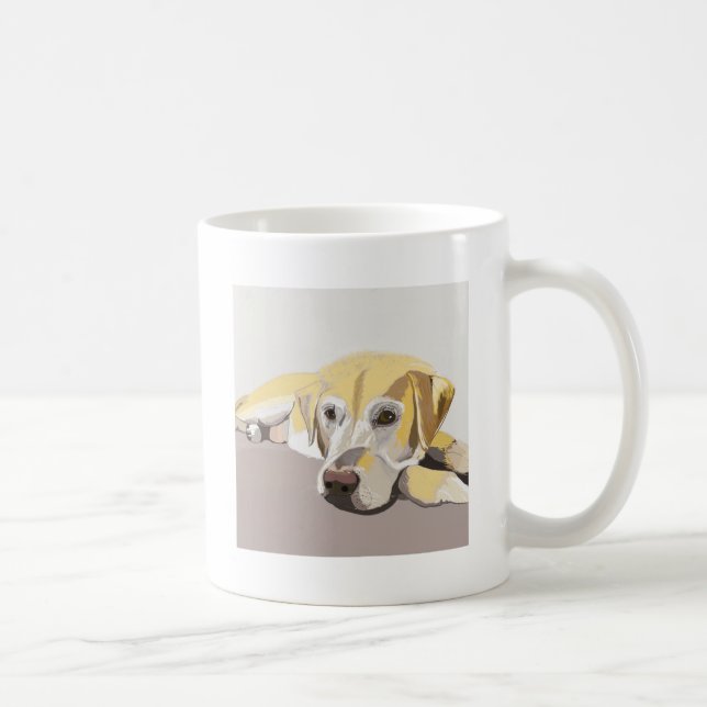 Golden Labrador Kaffeetasse (Rechts)