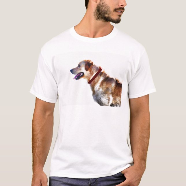 Golden Labrador Retriever Dog-Lover Geschenk T-Shirt (Vorderseite)