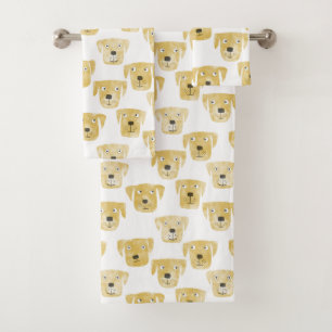 Golden Labrador Retriever Hunde Badhandtuch Set