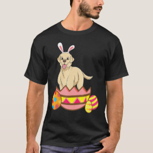 Golden Labrador Retriever Niedlich Bunny Ears L T-Shirt