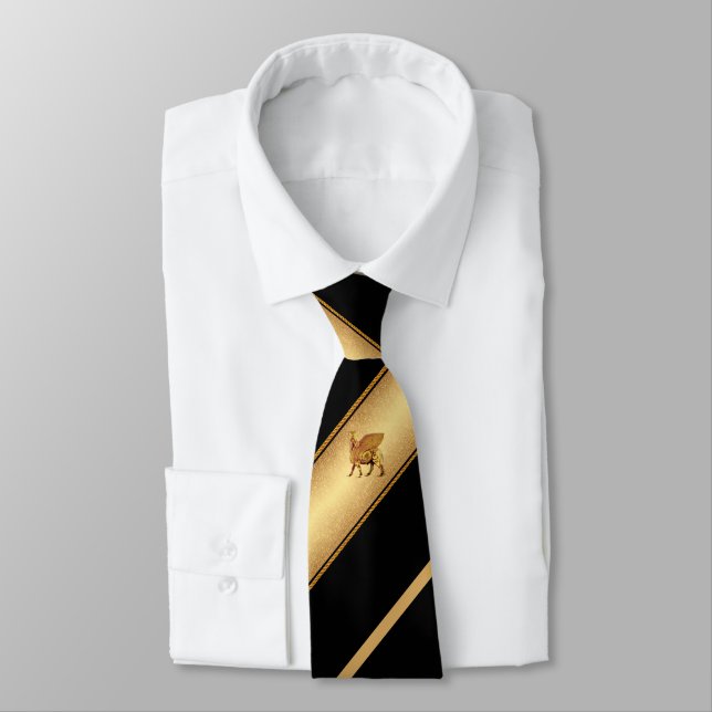 Golden Lamassu Neck Tie Krawatte (Gebunden)