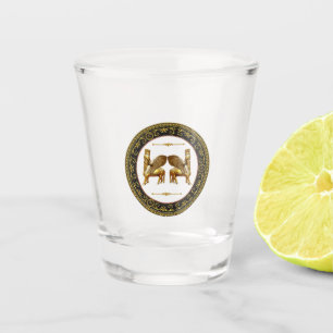 Golden Lamassu Shot Glas