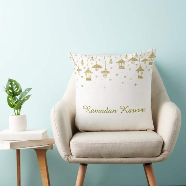 Golden Lantern Garland Pillow Kissen (Stuhl )