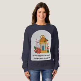Golden Lantern | Healing Light & Spiritual Hope Sweatshirt