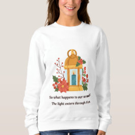 Golden Lantern | Healing Light & Spiritual Hope Sweatshirt