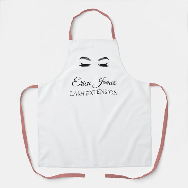 Golden Lashes & Brow Beauty Salon Schürze (Vorderseite)