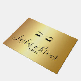 Golden Lashes & oooooooooooooooooooooooooooooviale Fußmatte