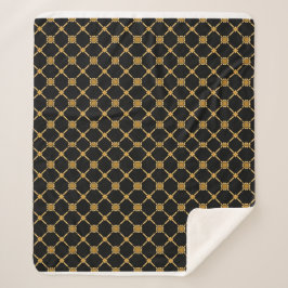 Golden Lattice Elegante Sherpadecke