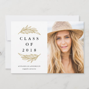 Golden Laurels Abschluss Foto Ankündigung