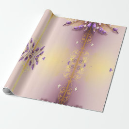 Golden Lavender Schmidt Stationery Geschenkpapier