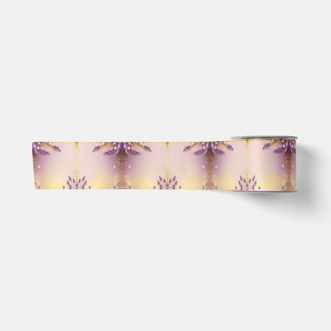 Golden Lavender Schmidt Stationery Satinband (Vorderseite)