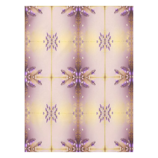 Golden Lavender Schmidt Stationery Tischdecke (Vorderseite)