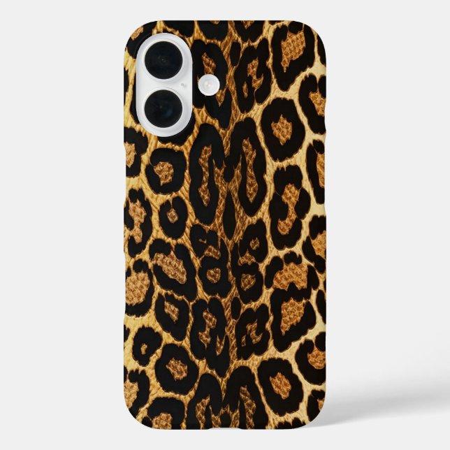 Golden Leopard 🐆 iPhone 16 Hülle (Rückseite)