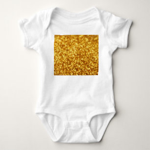 Golden Light Bokeh Abstrakter Hintergrund Baby Strampler