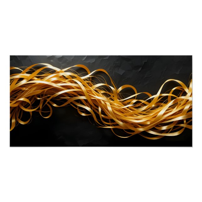 Golden Light Weave Poster (Vorderseite)